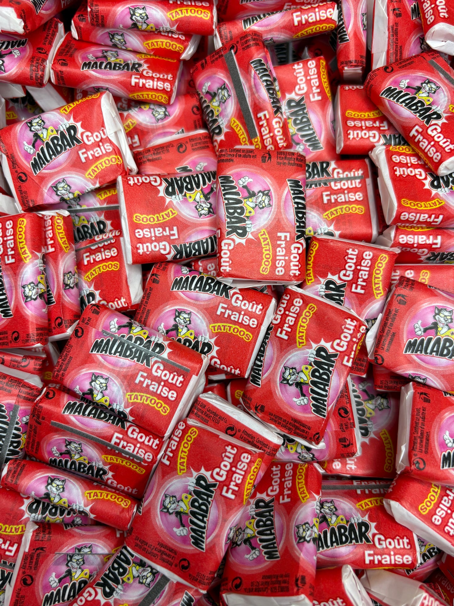 Chewing Gum Malabar Fraise - A l'unité