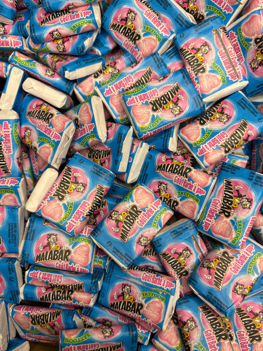 Chewing Gum Malabar Barbe à Papa - A l'unité
